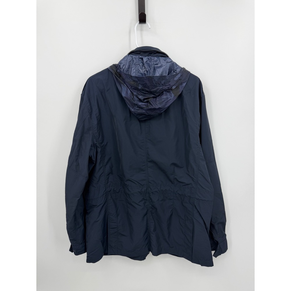 Polo Ralph Lauren Field Jacket Mens XL Navy Blue Camo Hood Utility Coat - Picture 3 of 9